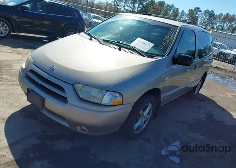 2001 Nissan Quest Se z USA, uszkodzony, nr VIN 4N2ZN16T41D815812